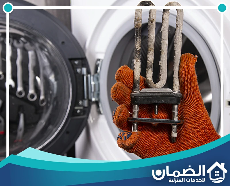 فني تصليح مجففات في الشارقة ممتاز 0527042162 شركة الضمان فحص عنصر التسخين بدقة لضمان كفاءة تشغيل المجففات والنشافات في الشارقة.