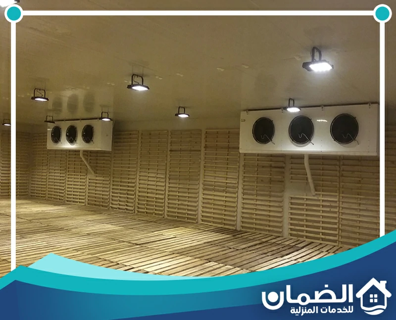أفضل شركة صيانة غرف تجميد في عجمان 0527042162 شركة الضمان متابعة حالة وحدات التبريد داخل غرفة تجميد مع ضبط التشغيل أثناء أعمال الصيانة